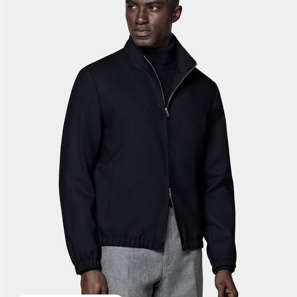 Navy bomber jacket - Picture 1 of 6
